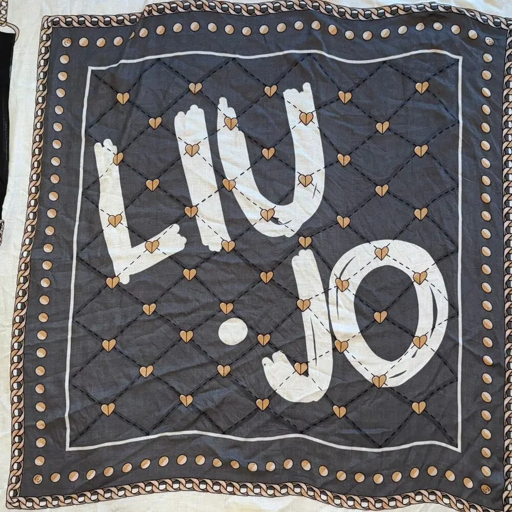 Liu Jo HUGE 49” Square Ultra Lightweight Scarf in‎ PRISTINE CONDITION